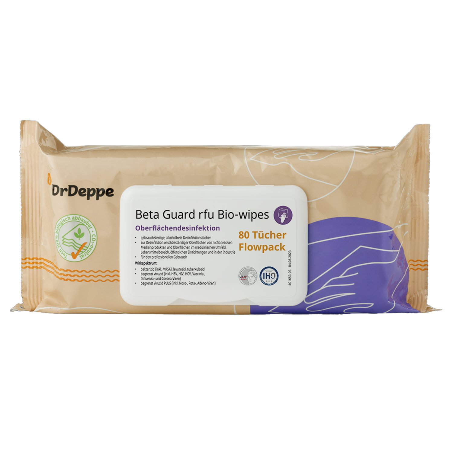 Beta Guard rfu Bio-wipes Flowpack