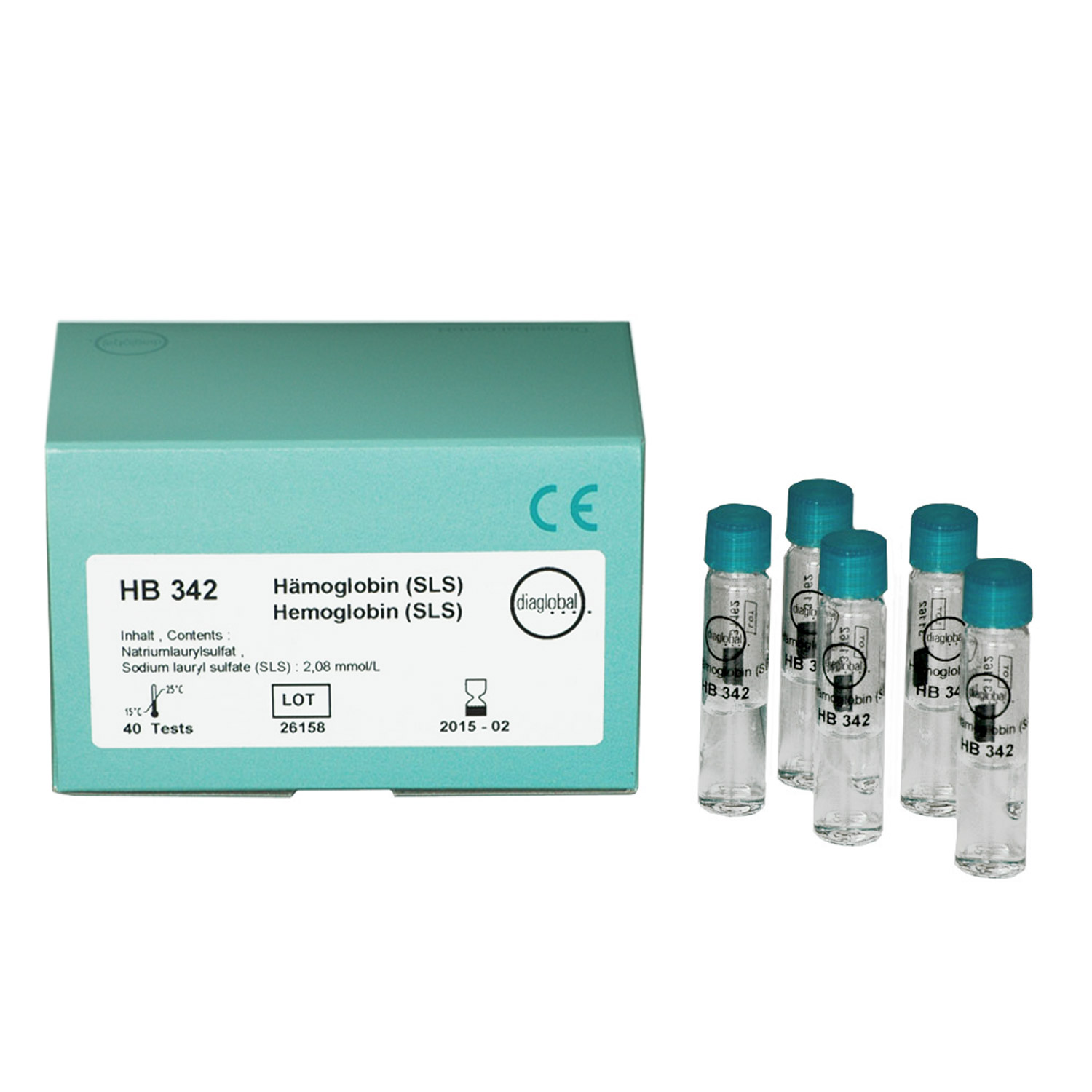 Testküvetten Hämoglobin SLS, 40 Stück