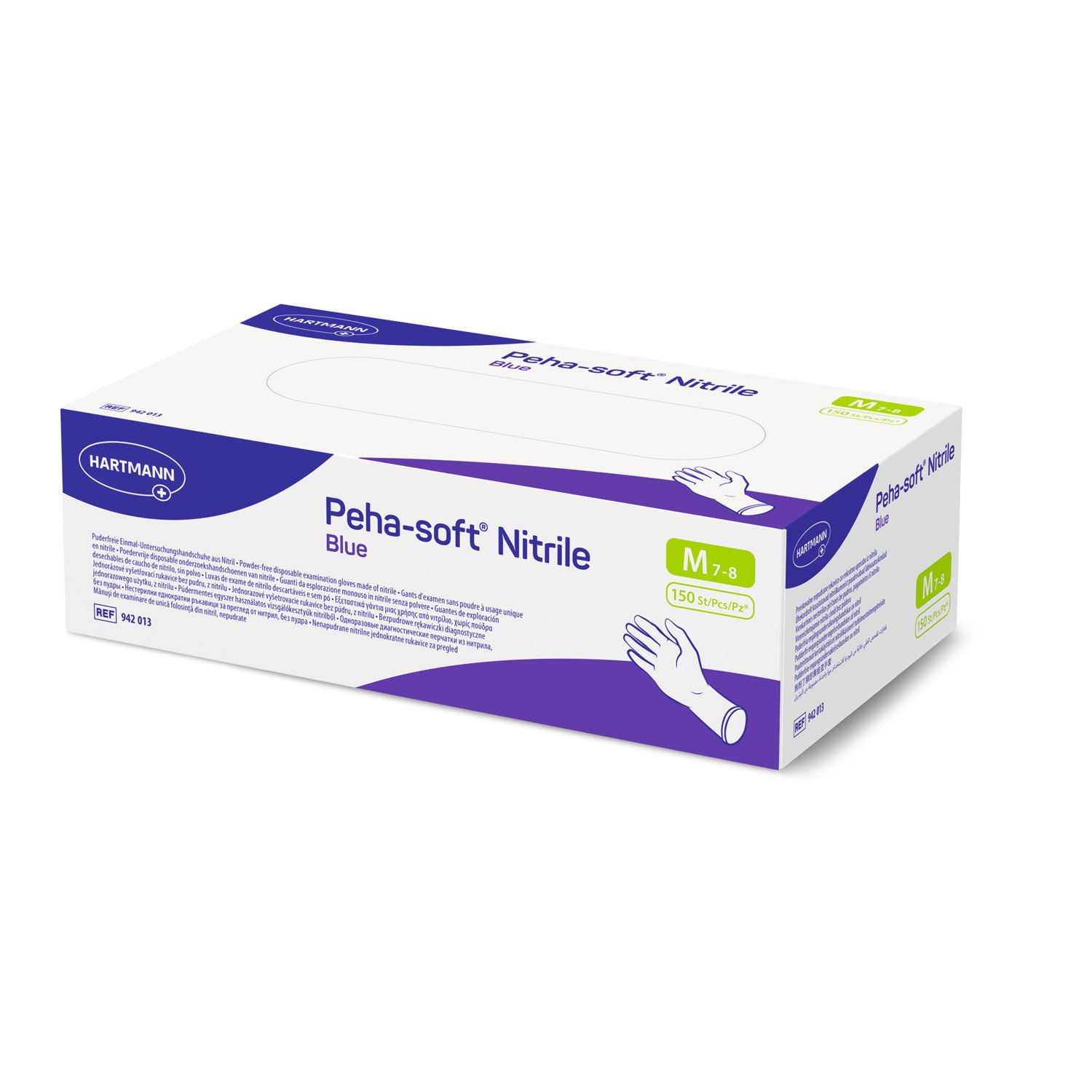 Peha-soft® nitrile blue (100 Stück) S