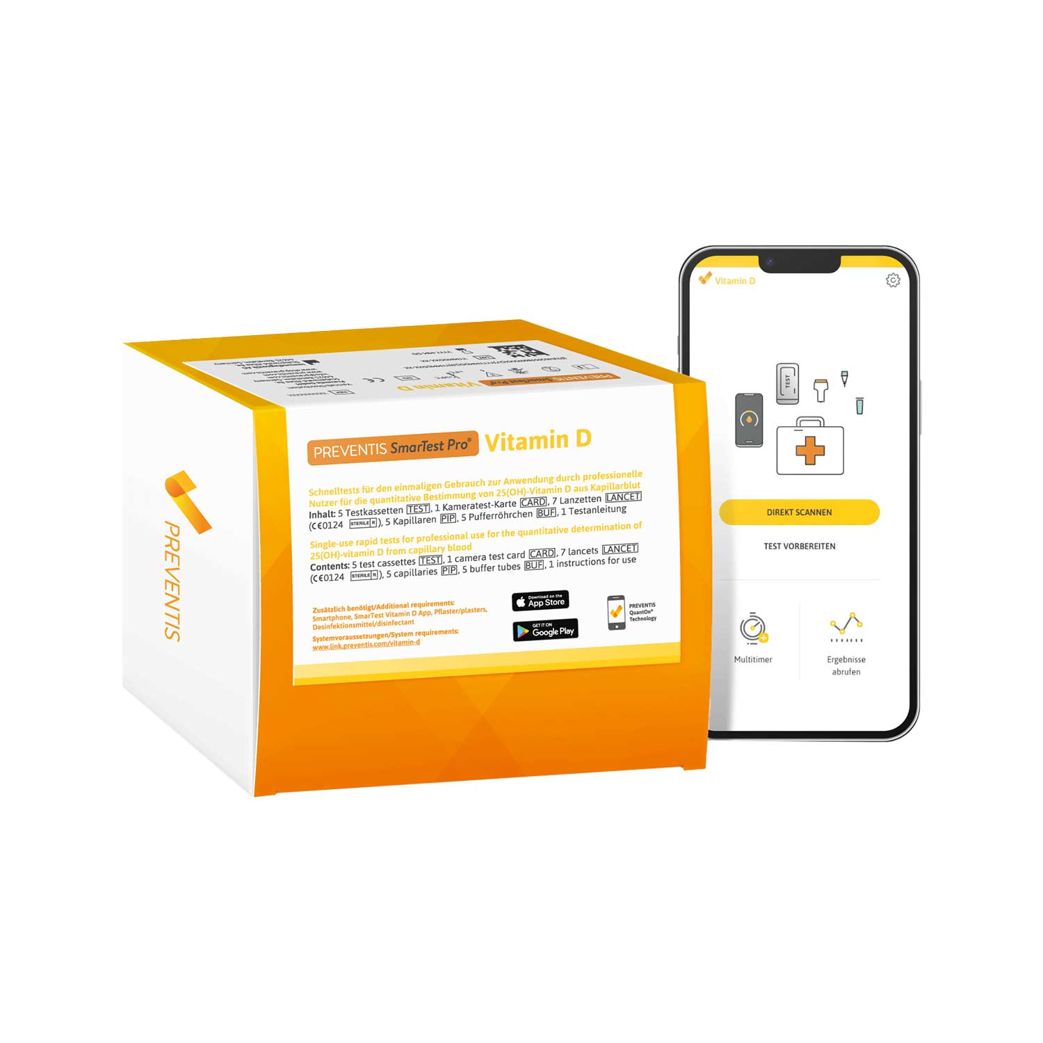 Preventis SmarTest Pro® Vitamin D 5 Stück