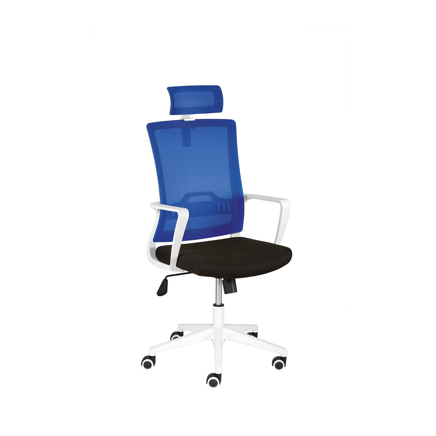 Schreibtischstuhl mySTUDIO weiß, blau