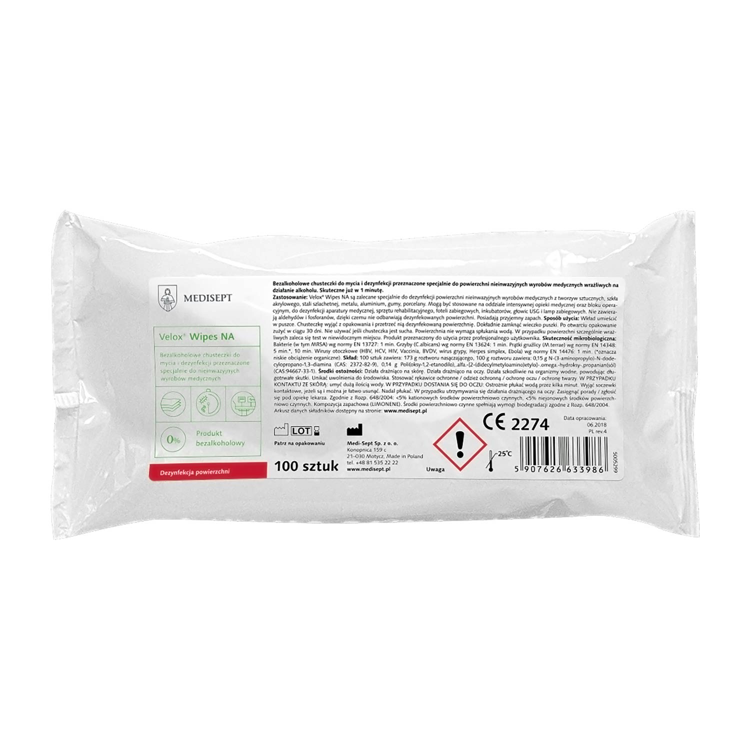 Velox Wipes NA Nachfüllpackung