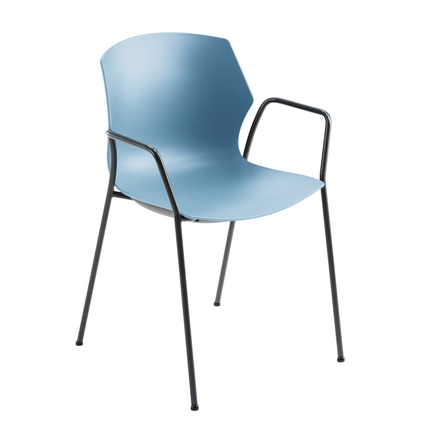 Stapelstuhl myPRIMO anthrazit | eisblau