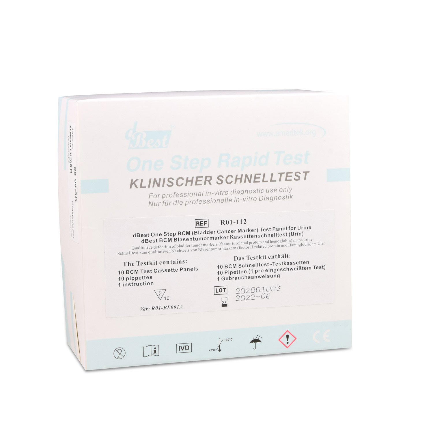 dBest One Step BCM Blasentumormarker Kassettenschnelltest
