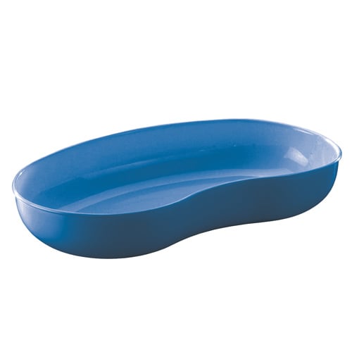 Kunststoff-Nierenschale blau