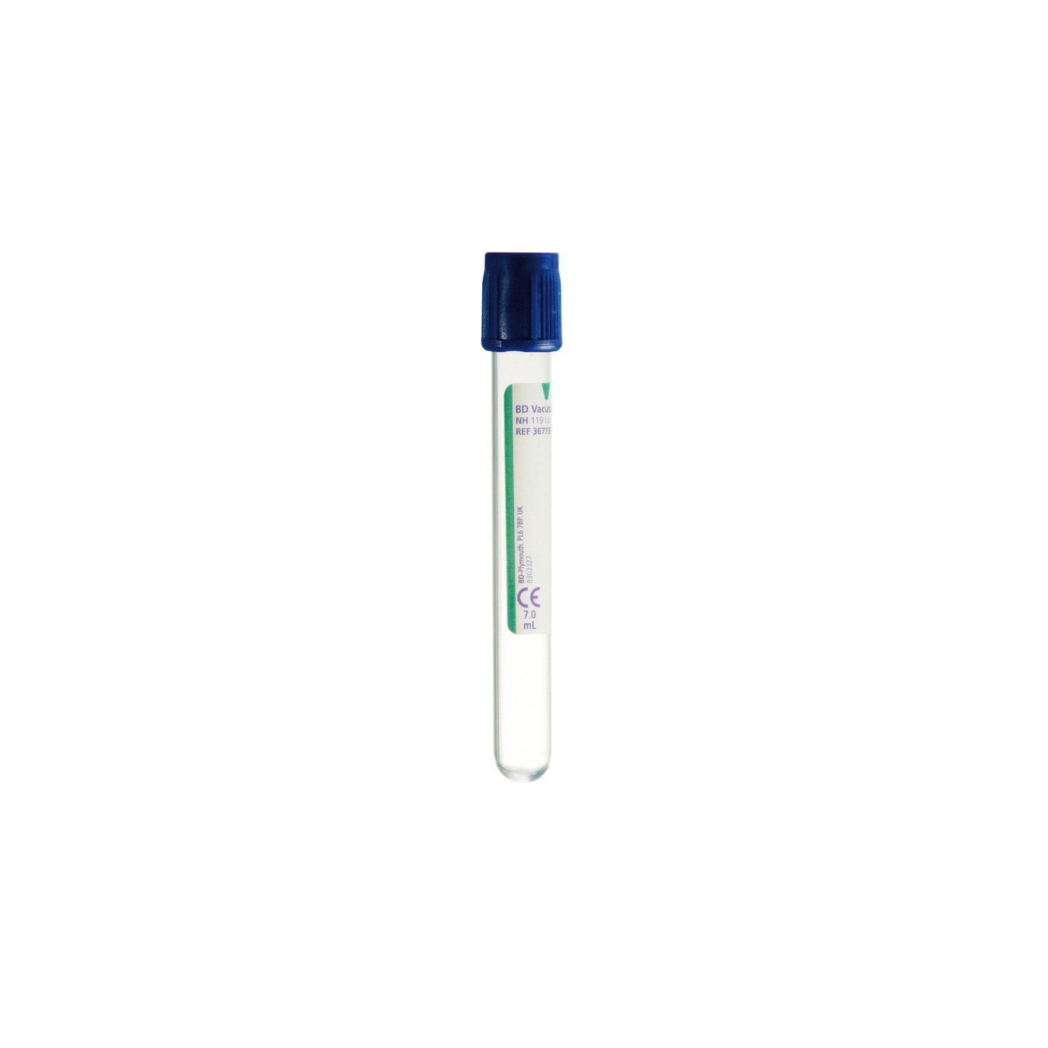 BD Vacutainer® Röhrchen Spurenelemente-Analyse mit Na-Heparin (17 IU/mL)