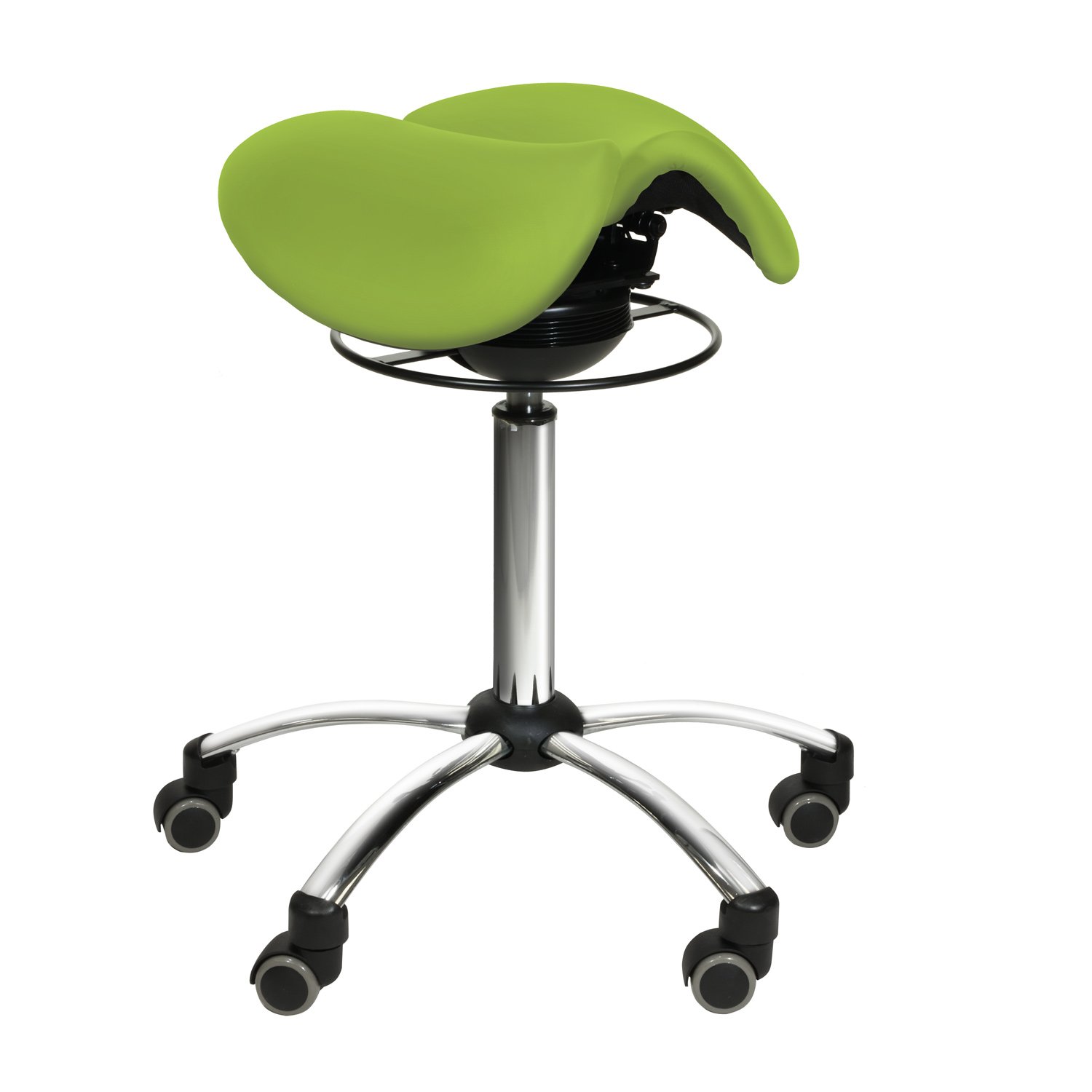 Sattelhocker mit Swing-Mechanismus hellgrün