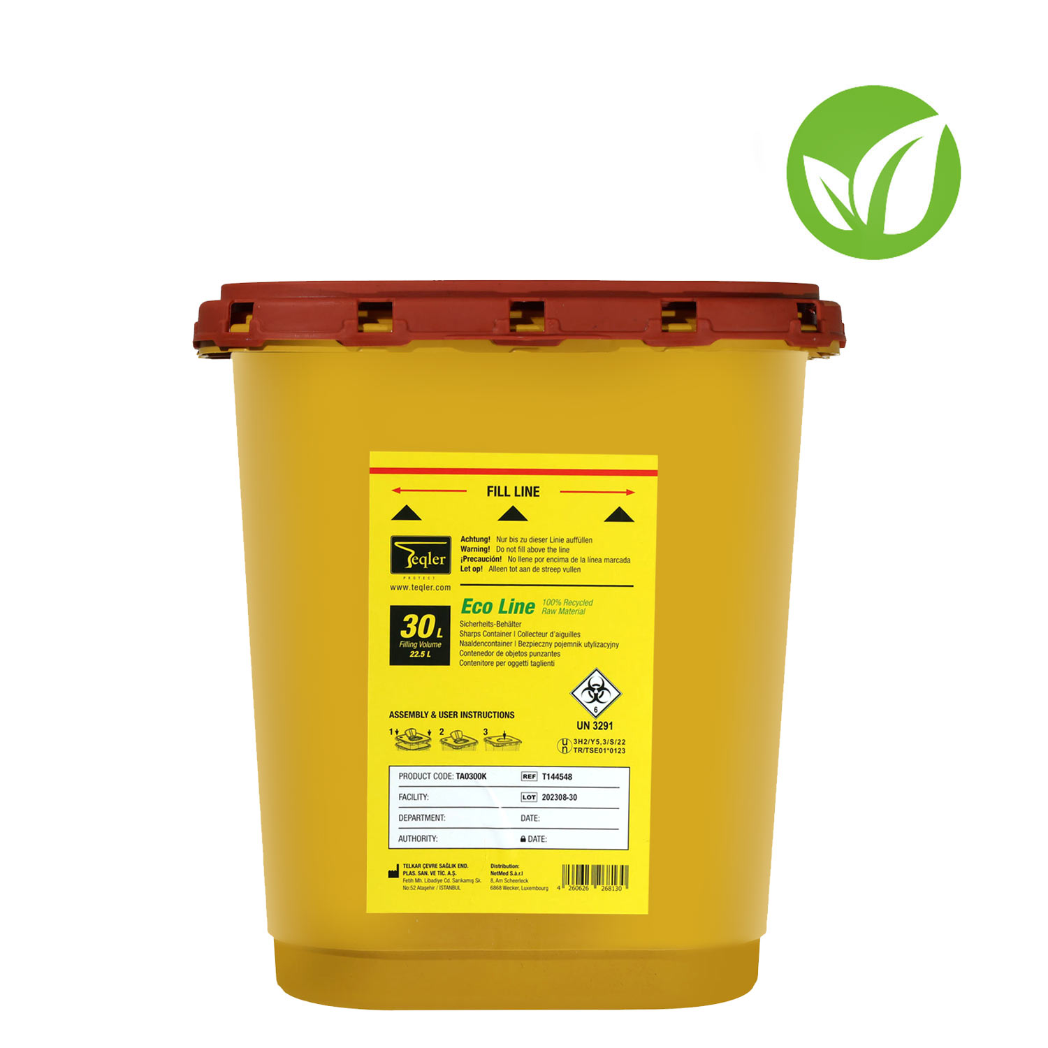Eco Line XL Entsorgungsbehälter 30 Liter