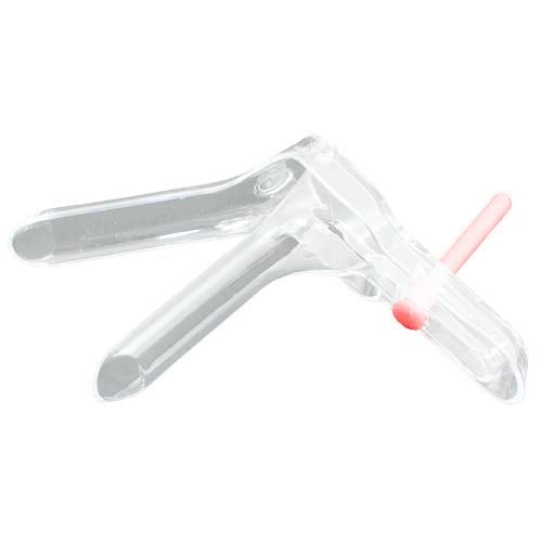 Vaginalspekula zum Einmalgebrauch M, 10 x 2,6 cm