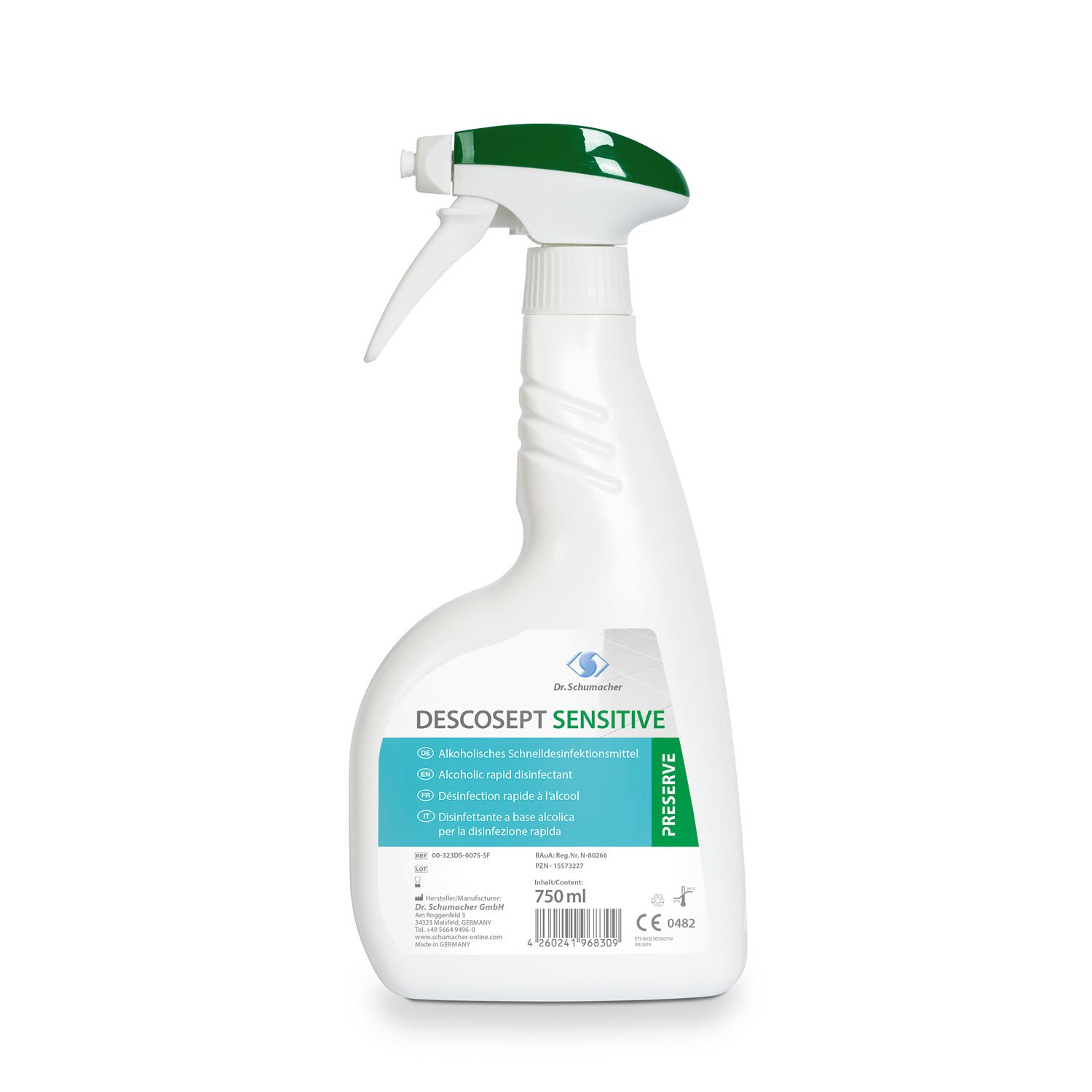 Descosept Sensitive Schnelldesinfektion 750 ml Sprühflasche