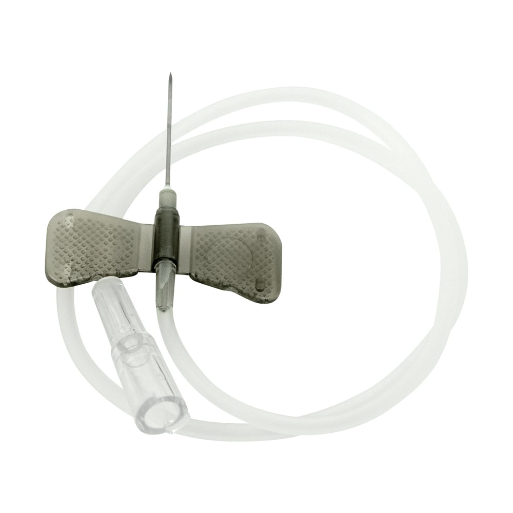 Teqler Flügelkanüle G27, 0,4x19mm, grau