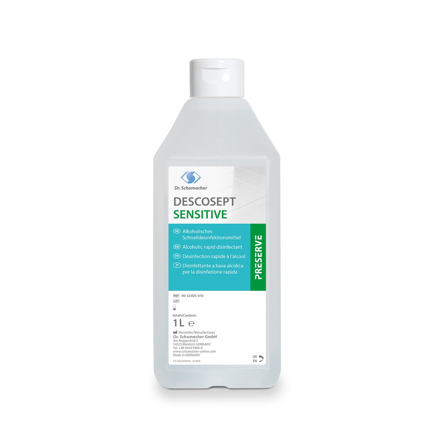 Descosept Sensitive Schnelldesinfektion 1 Liter Flasche
