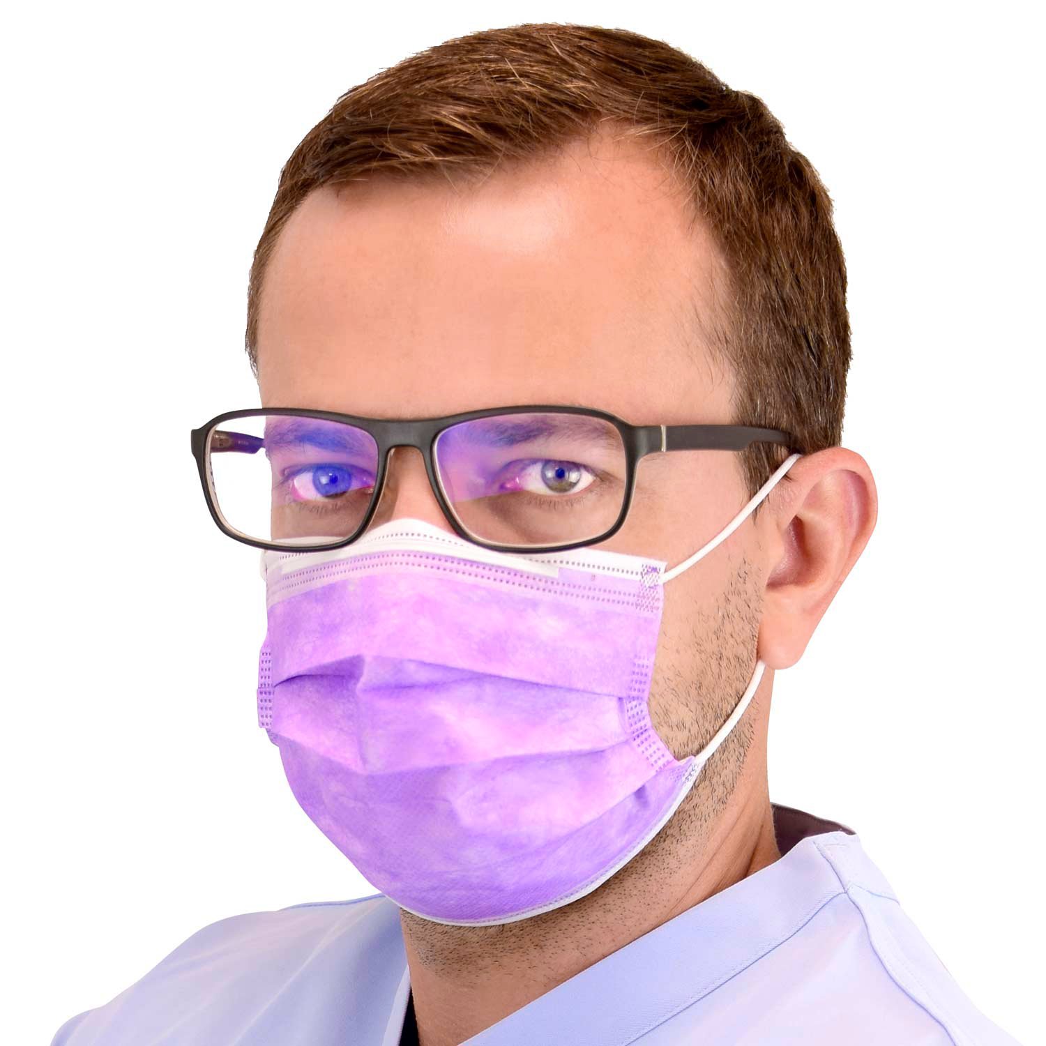 OP-Mundschutz, 3-lagig lila