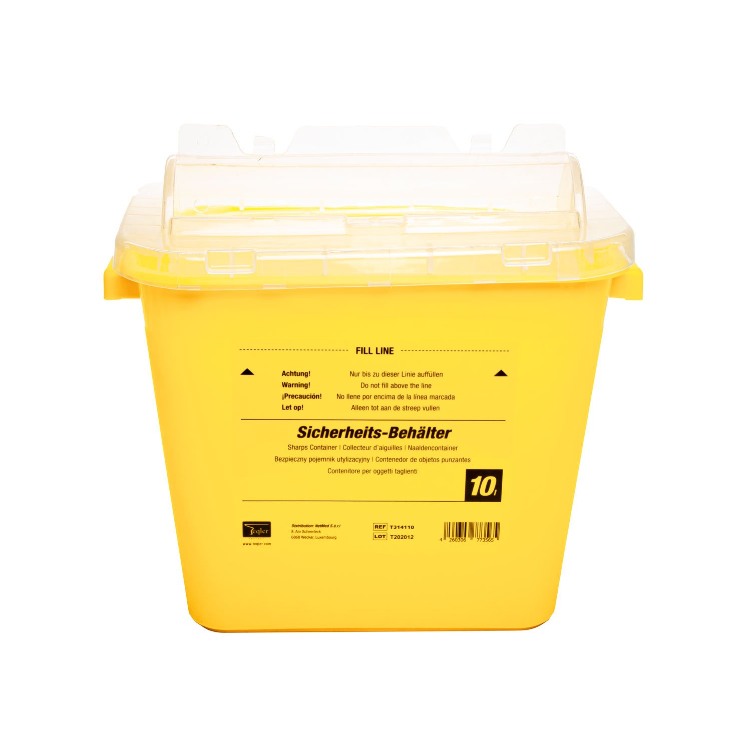 Kanülensammler von Teqler 10 Liter