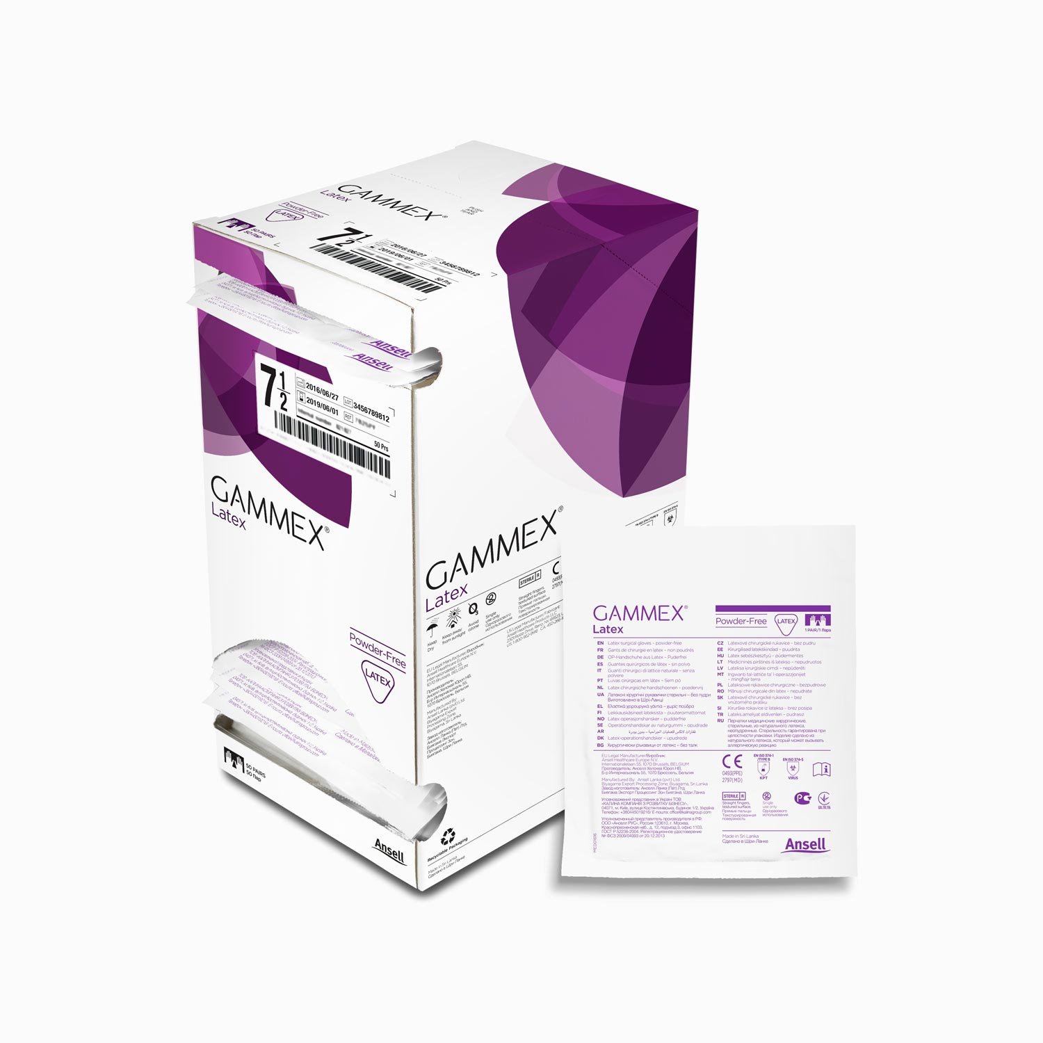 Gammex Latex Handschuhe 6,0