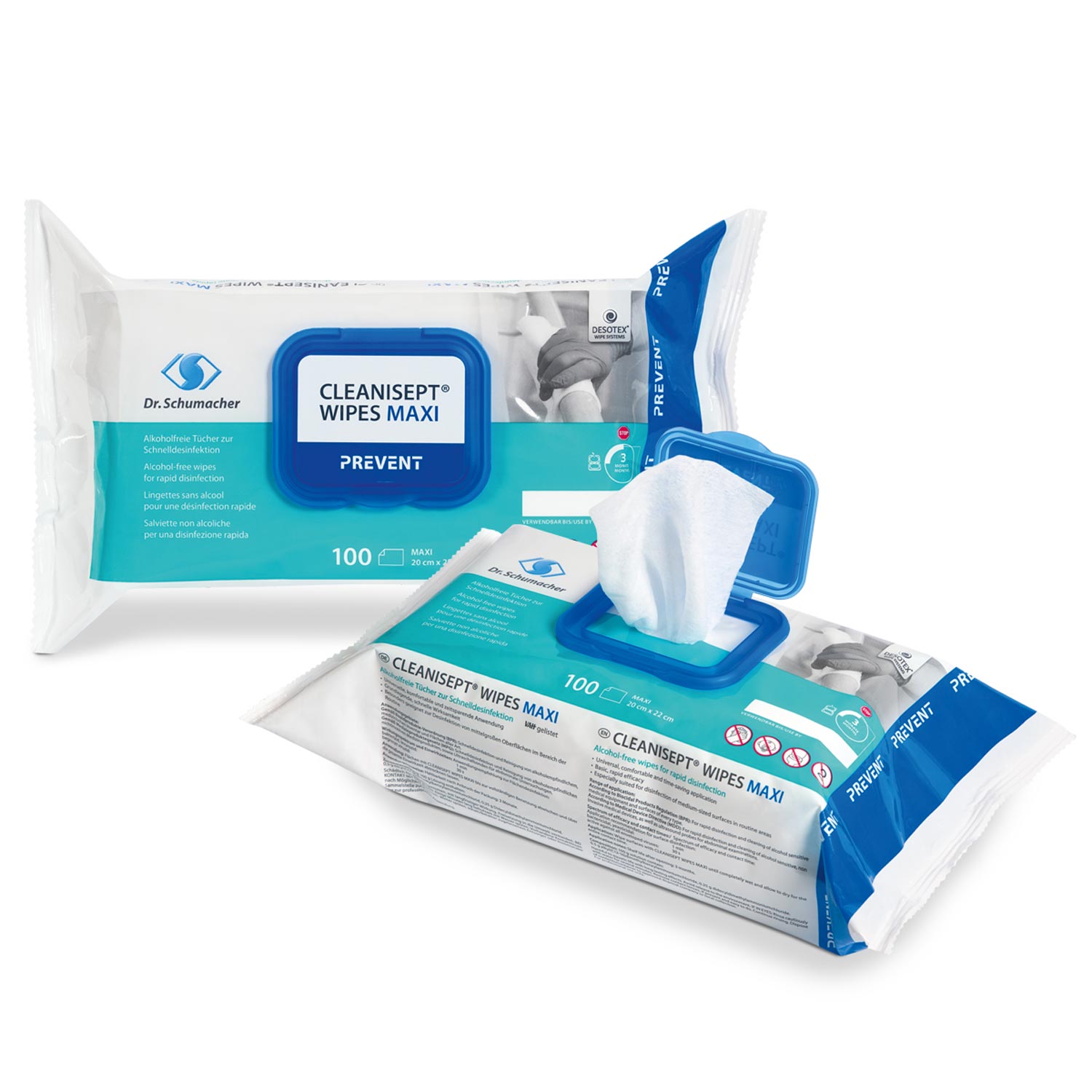 CLEANISEPT® WIPES MAXI 100 Tücher