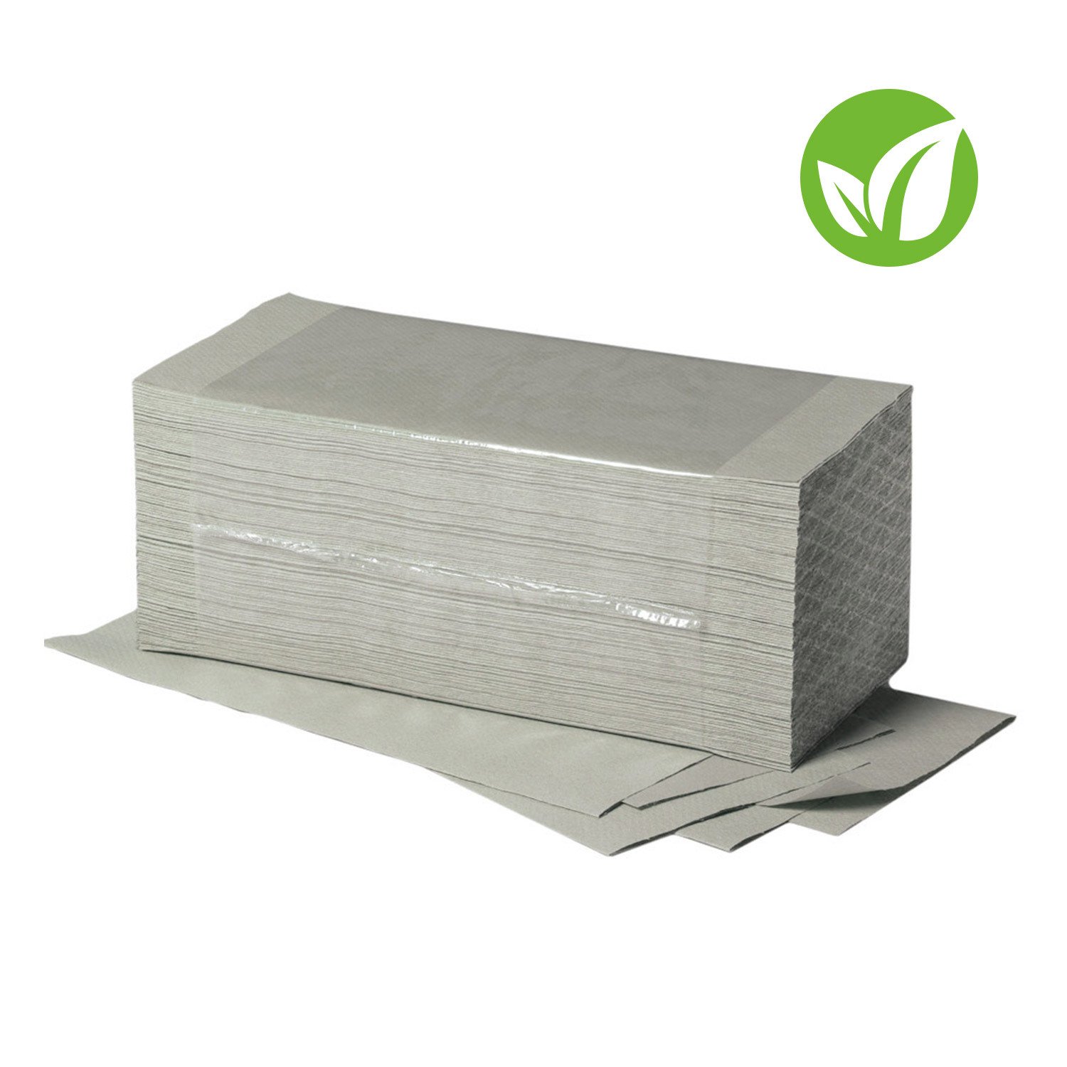 Papierhandtücher, 1-lagig naturell