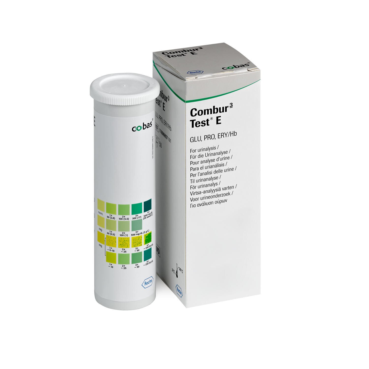 Combur 3 Test E, 50 Urinteststreifen 1