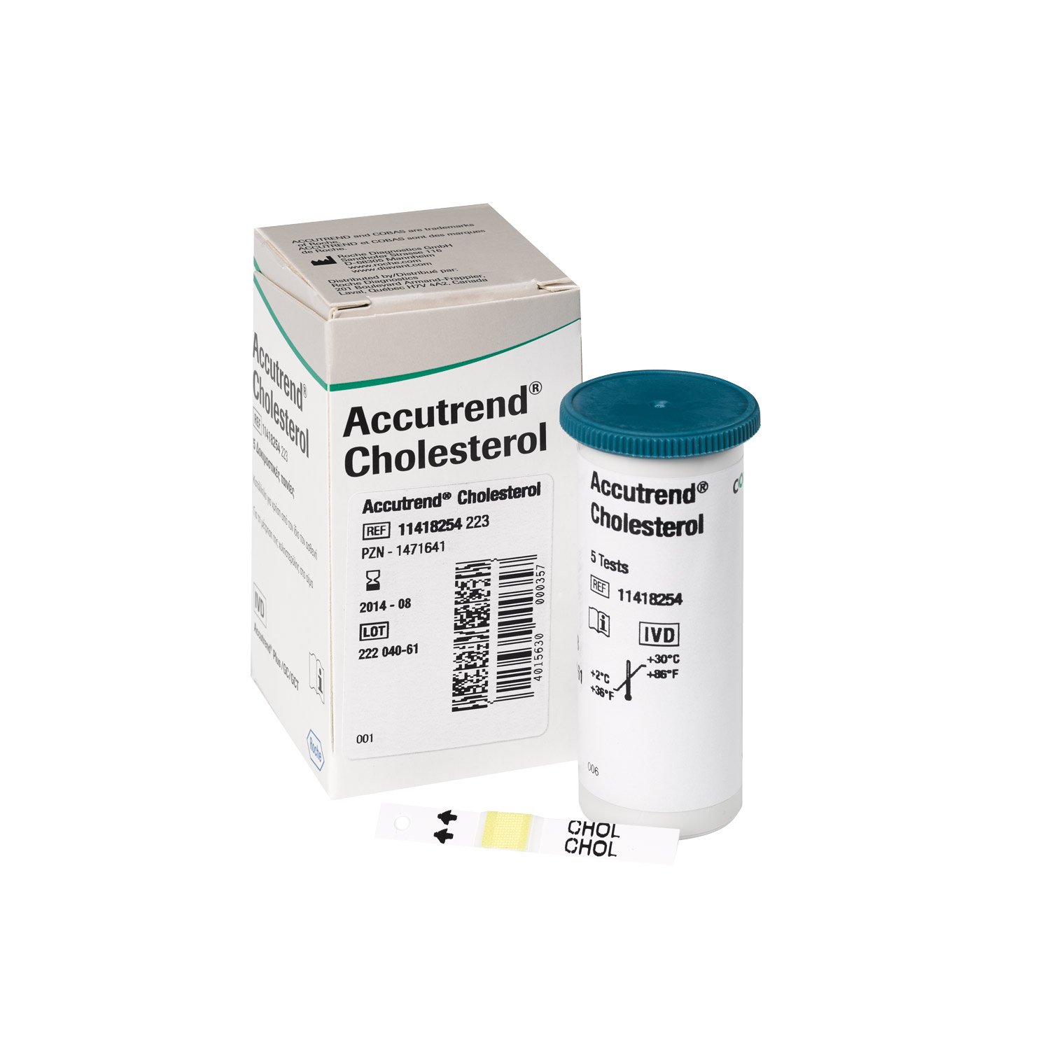 Accutrend Cholesterol Teststreifen 1