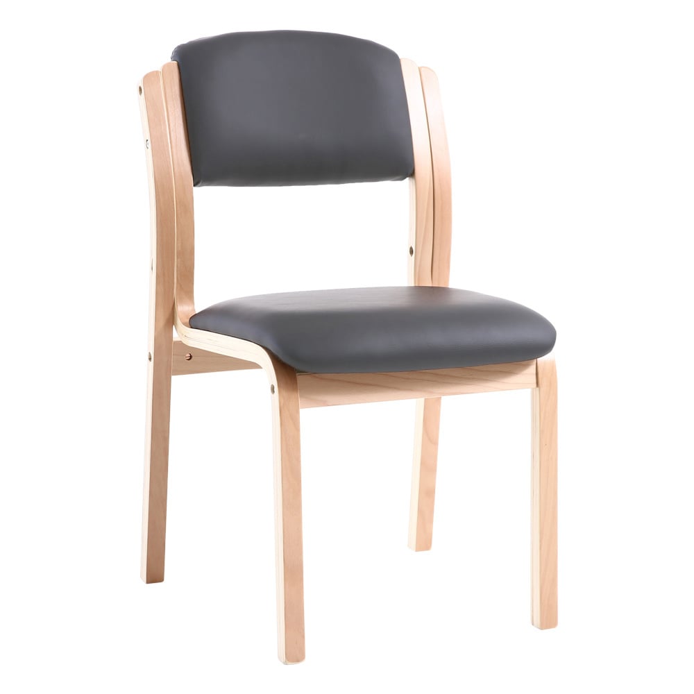 Wartezimmer-Stuhl anthrazit