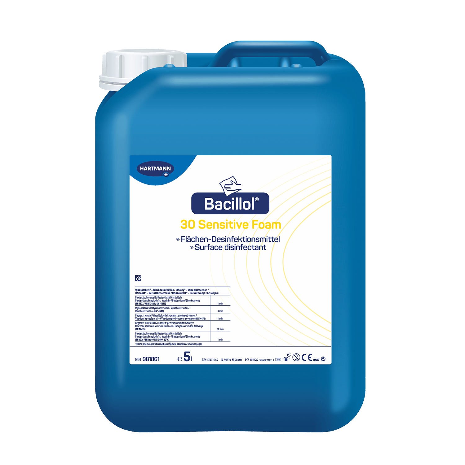 Bacillol 30 Sensitive Foam Flächendesinfektionsmittel 5000 ml Kanister