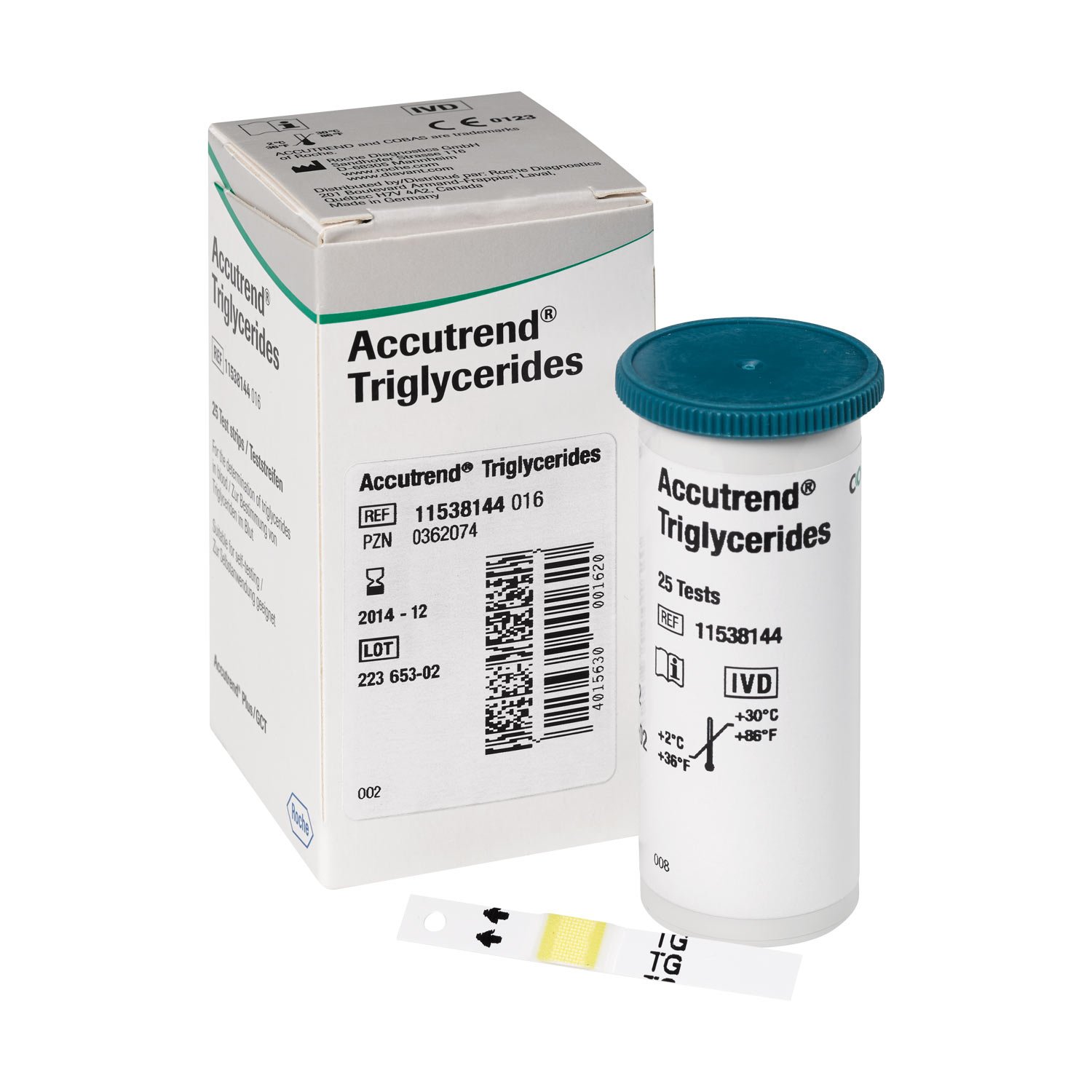 Accutrend Triglyceride Teststreifen