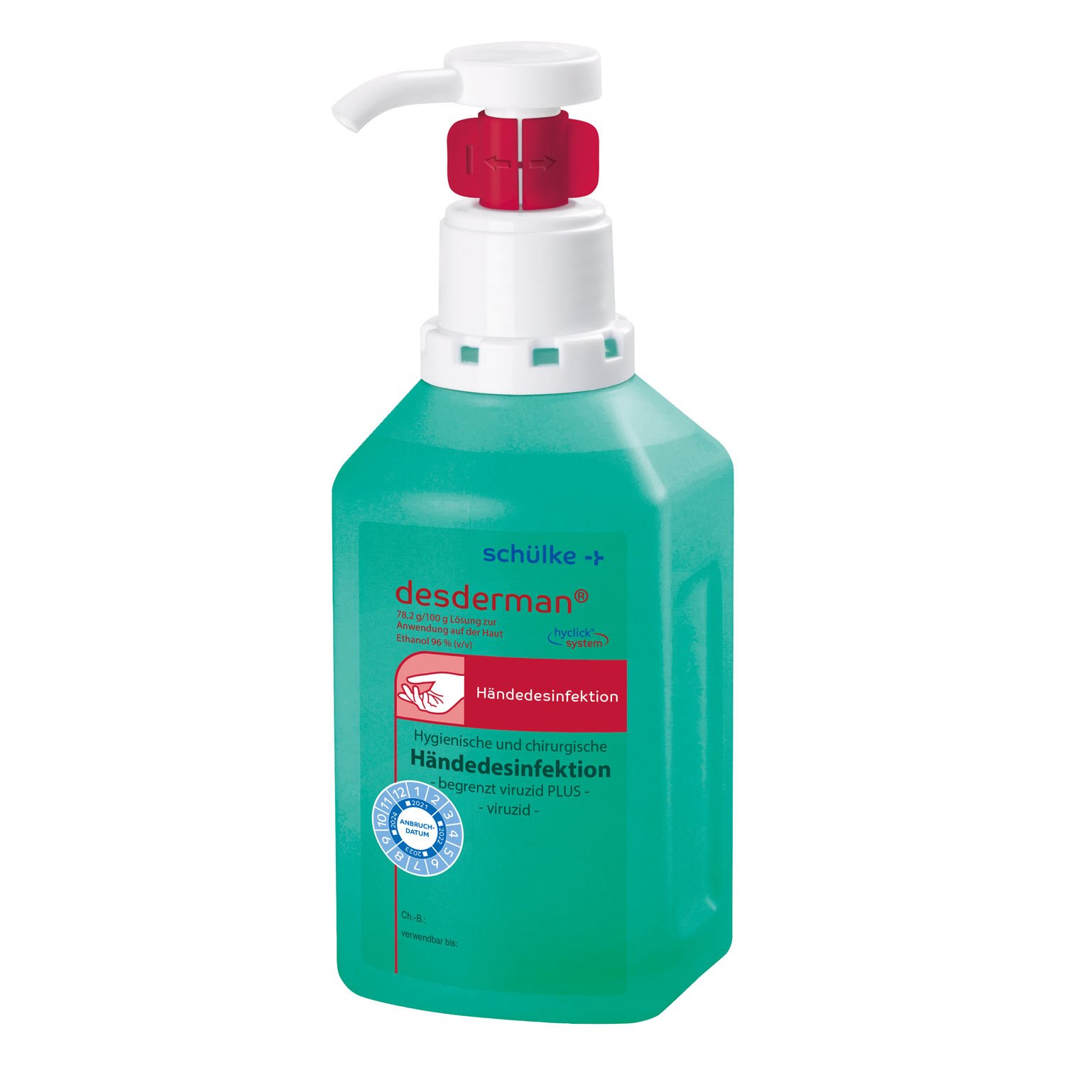 desderman® Händedesinfektion 500 ml Hyclick-Flasche