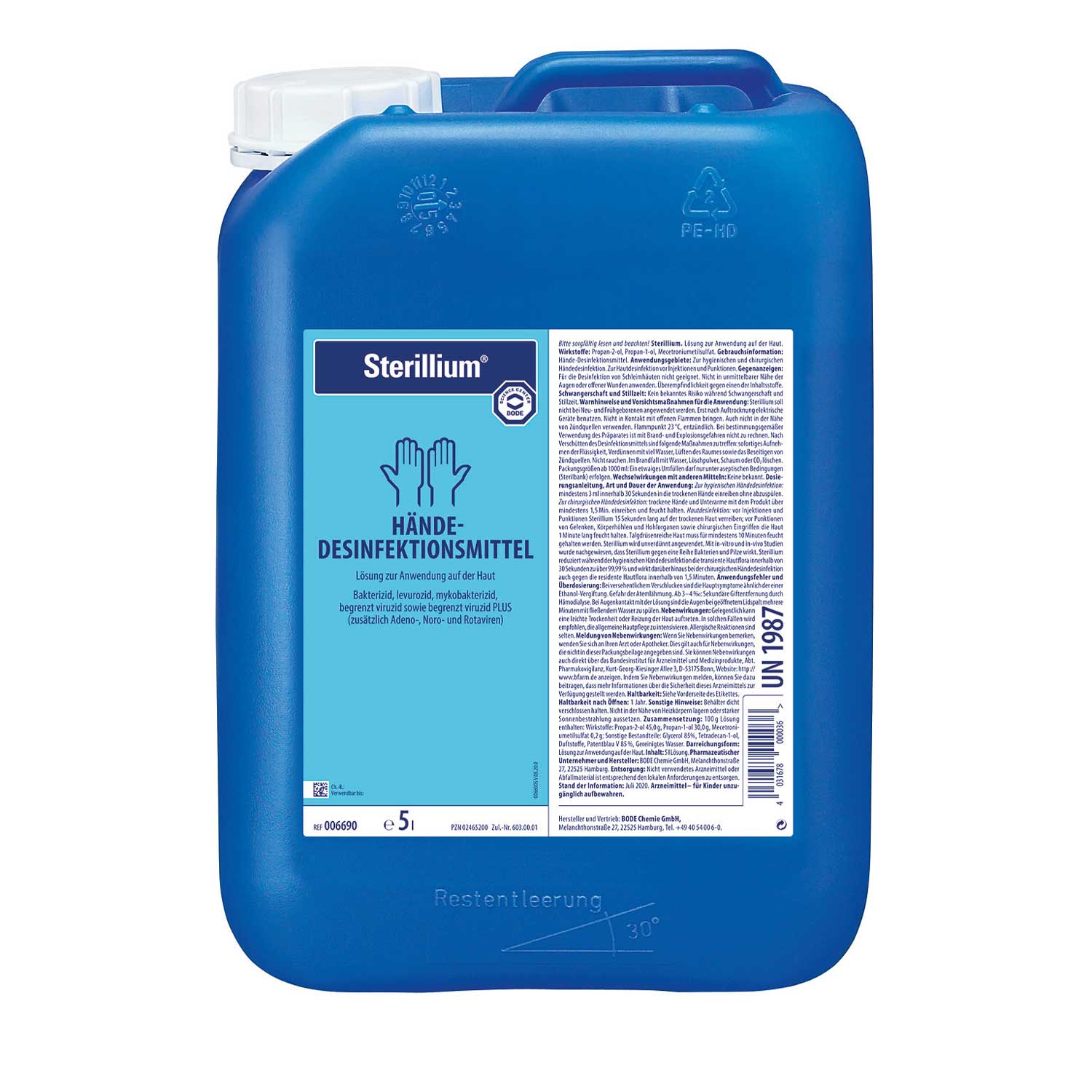 Sterillium Händedesinfektion 5000 ml