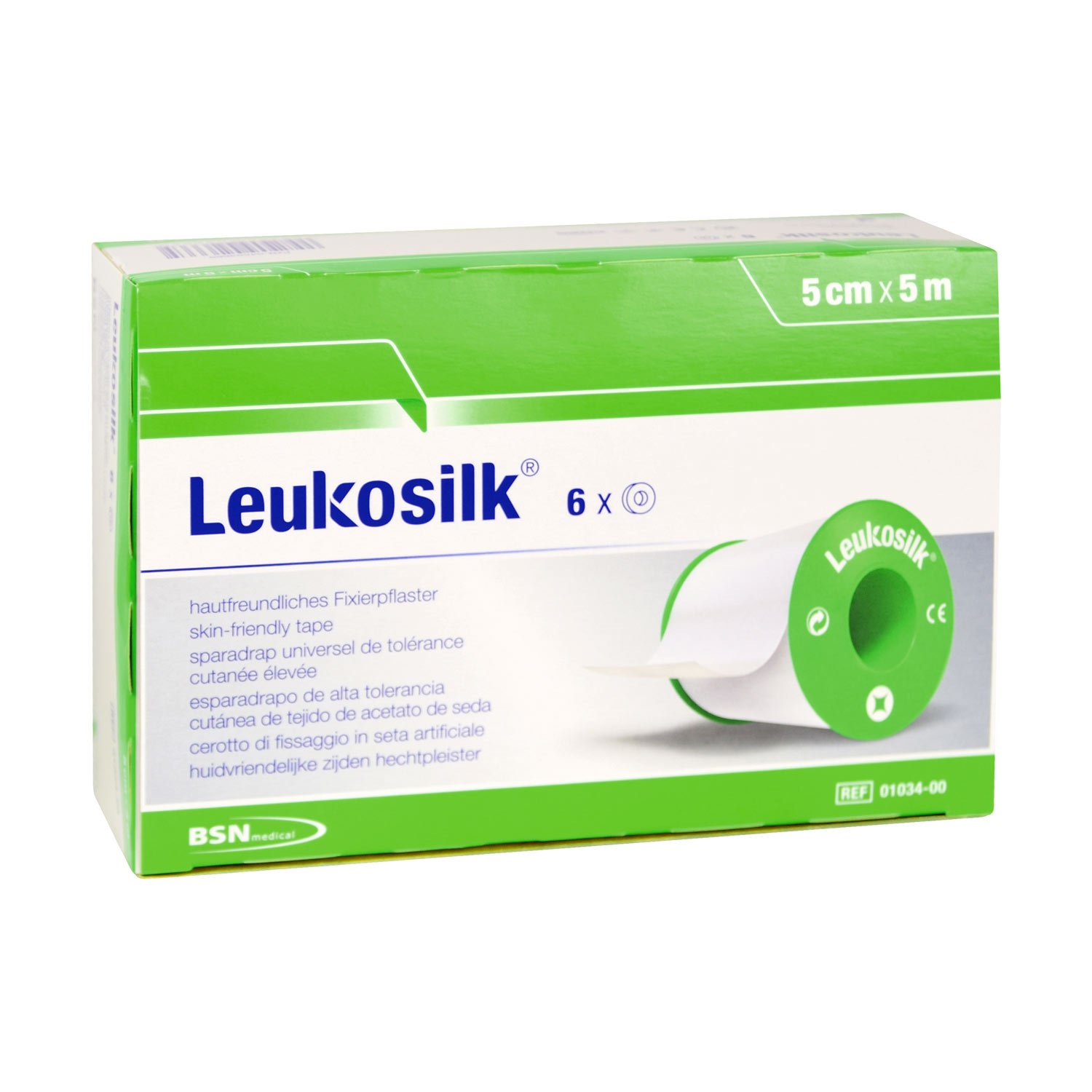 Leukosilk Fixierpflaster 5cm
