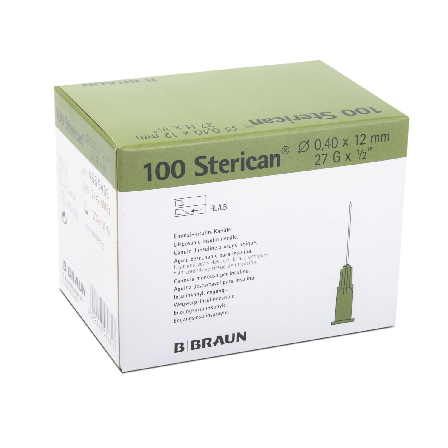 Sterican® Insulinkanülen 0,40 x 12 (grau)